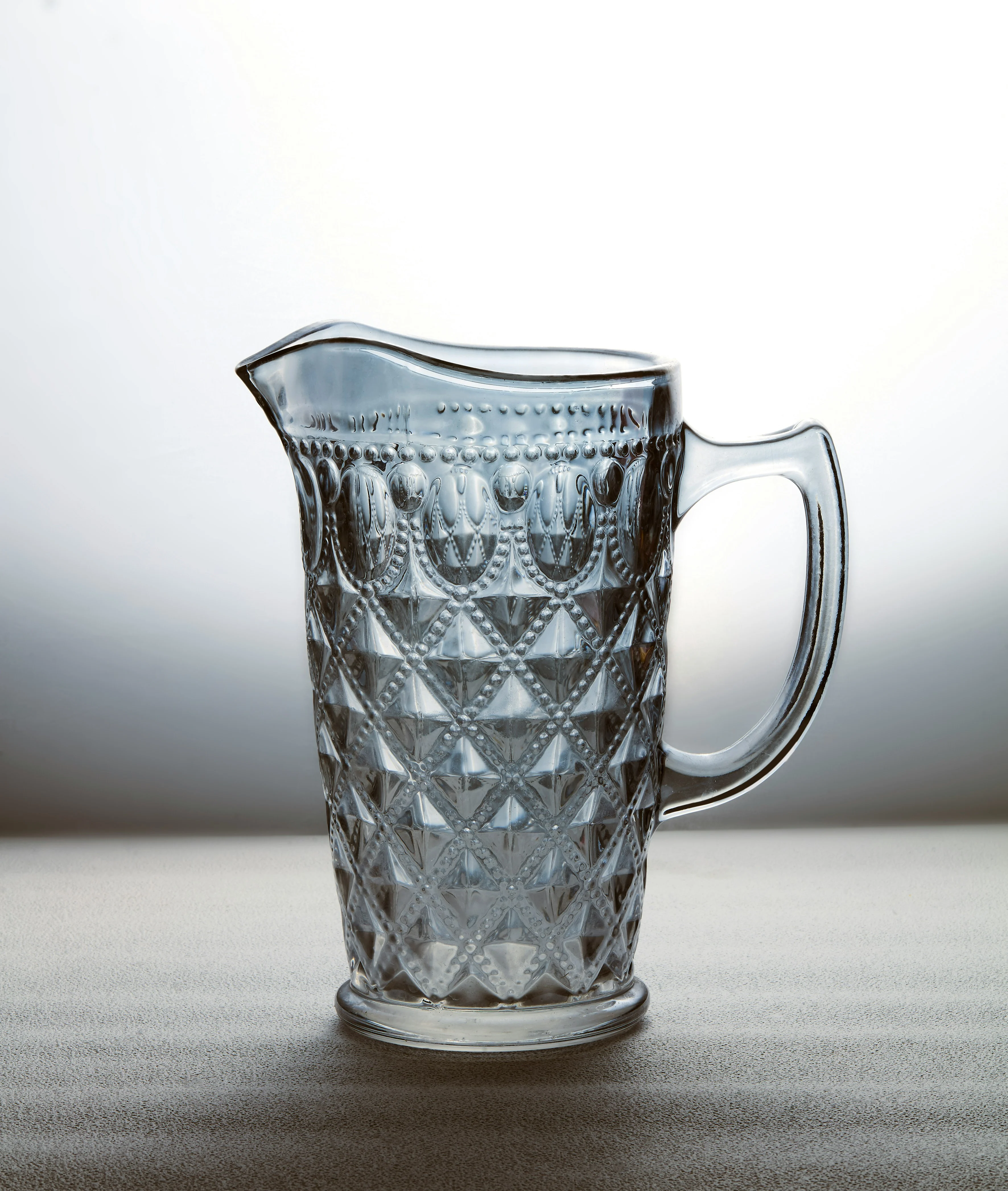 Hand-Blown Glass Carafe