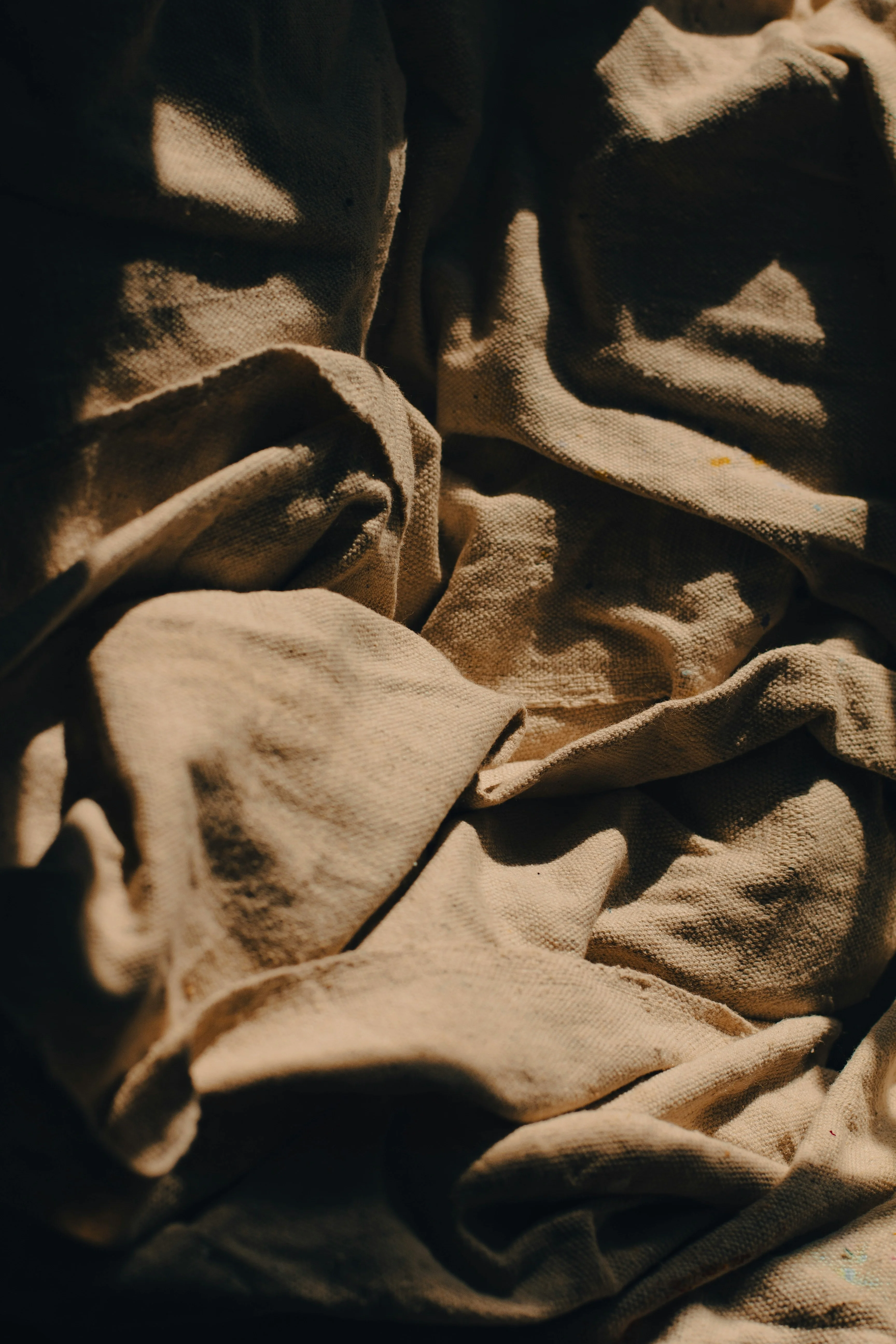 Natural Linen Throw